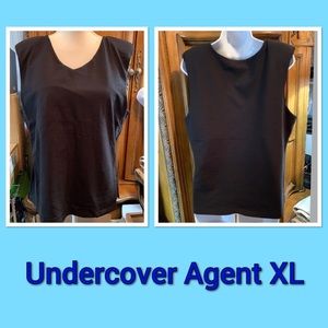 Undercover agent by Kathleen Kirkwood XL Blk NWT